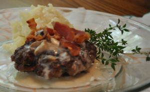 salisbury steak for two